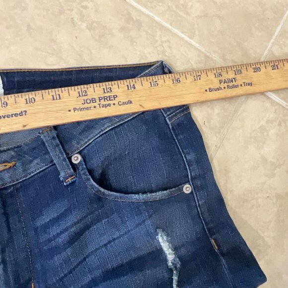 Hudson Jeans Womens 30 Bacara Straight Crop Mid Rise Light Wash Denim distressed - Picture 12 of 16